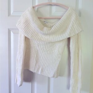 Reformation white Oberon sweater